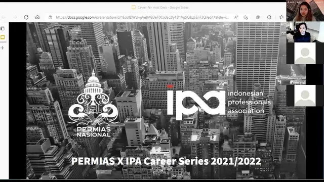 PERMIAS Nasional dan IPA Hadirkan Career Week Series Pertama di Amerika