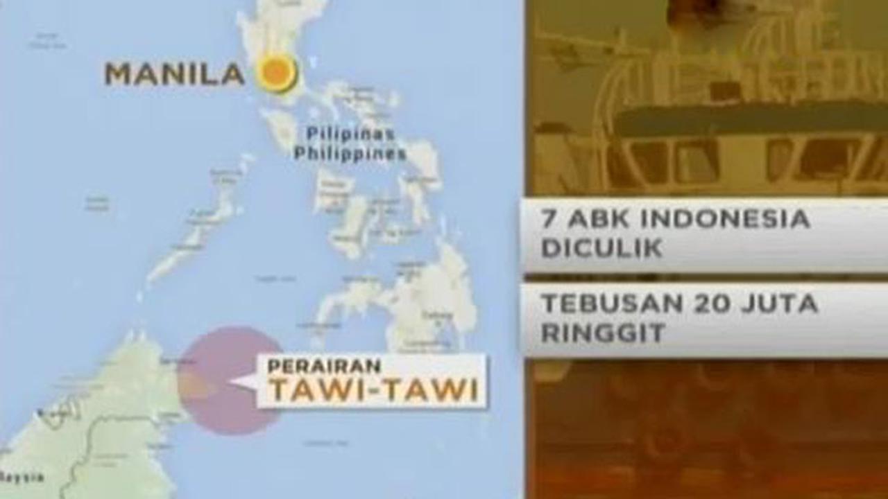 VIDEO: 7 ABK Indonesia Diculik di Tawi-tawi Filipina