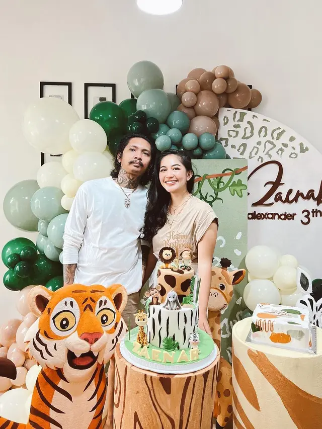 Young Lex dan Eriska Alexander. (Foto: Dok. Instagram @eriskanakesya)