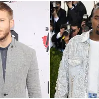 Calvin Harris dan Kanye West (Bintang Pictures)