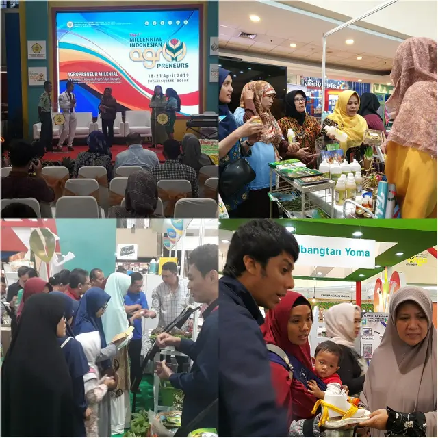 Acara Millenial Indonesia Agropreneurs (MIA) yang diselenggarakan pada 18-21 April 2019 di Bogor Botani Square, Bogor.  Liputan6.com/Maulandy