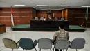 Sidang vonis Teddy Renyut ditunda karena Hakim Ketua Artha Theresia sedang dinas di luar kota, Pengadilan Tipikor, Jakarta, Senin (27/10/2014). (Liputan6.com/Miftahul Hayat)