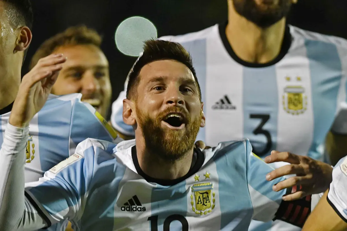 FOTO: Hattrick Lionel Messi Antar Argentina ke Piala Dunia 2018