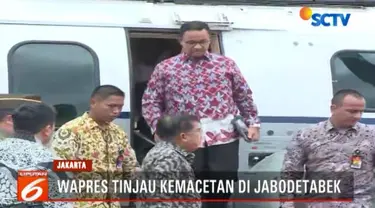 Setelah melakukan peninjauan, Wapres JK kemudian menggelar rapat membahas solusi kemacetan dan sistem integrasi moda angkutan umum di Jabodetabek.