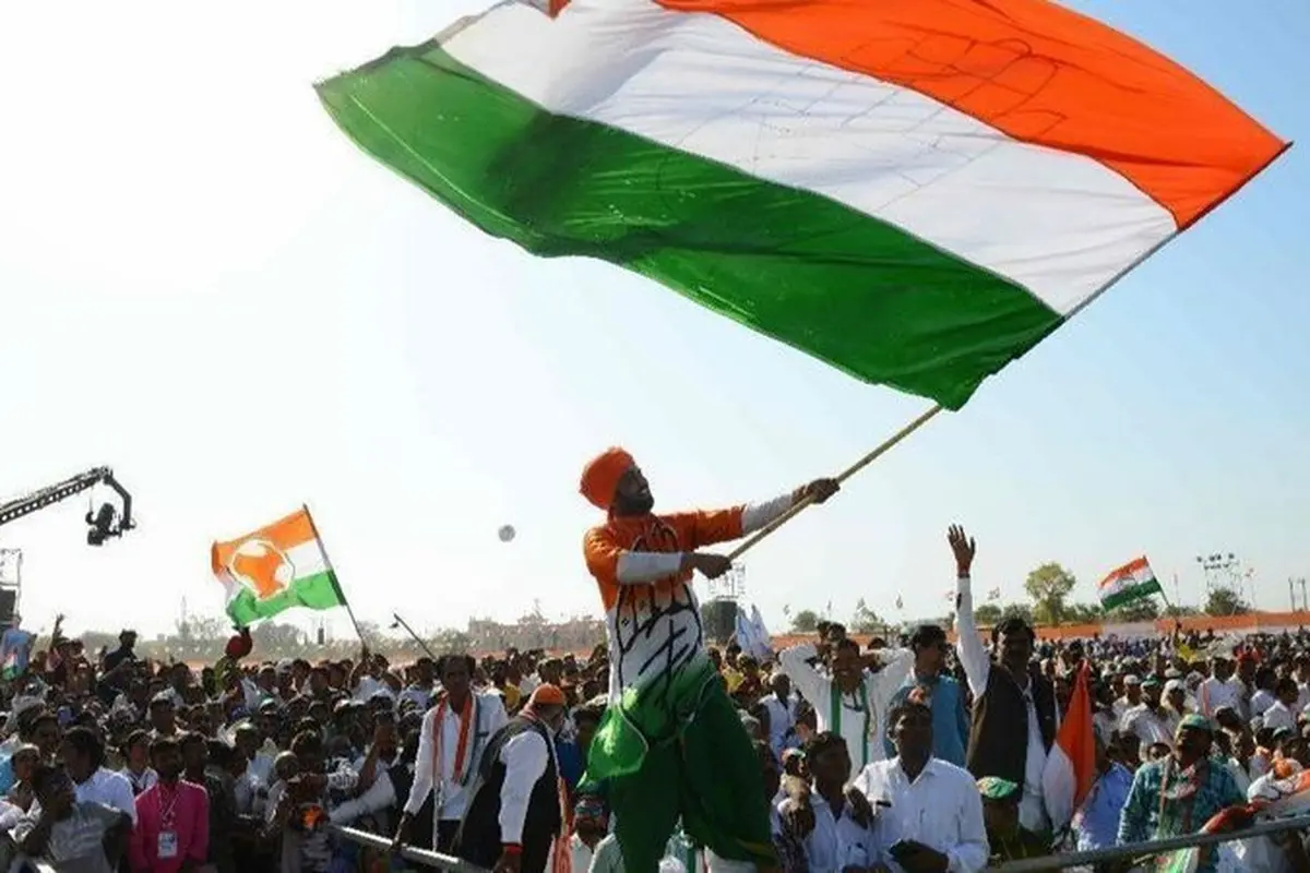 Aksi kampanye politik koalisi oposisi India (AFP/Sam Panthaky)