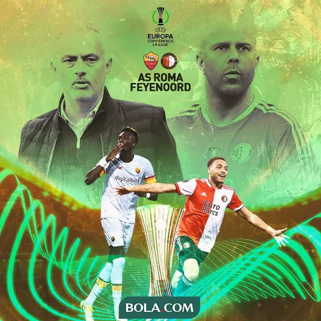 UEFA Conference League - AS Roma Vs Feyenoord Rotterdam - Head to Head