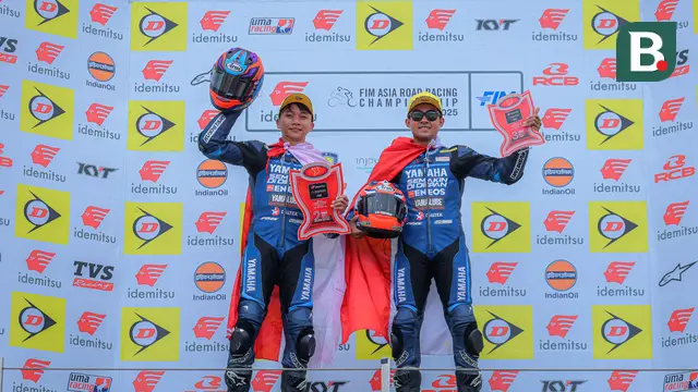 Foto: Yamaha Racing Indonesia Dominasi Podium SS600 ARRC Mandalika 2025