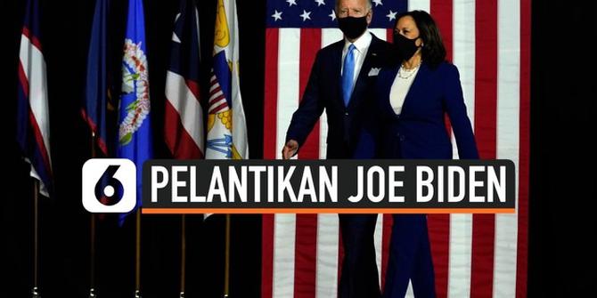 VIDEO: Jelang Pelantikan Joe Biden, Gedung Capitol Dipasang Kawat Berduri