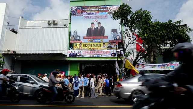 Peresmian Kantor Pusat BPN Prabowo-Sandi Solo
