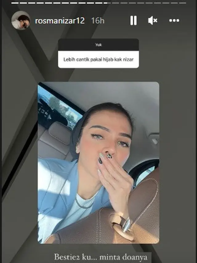 Rosmanizar tampil tanpa hijab dan akui sudah pisah dengan Didi Mahardhika (Foto: Instagram rosmanizar12)