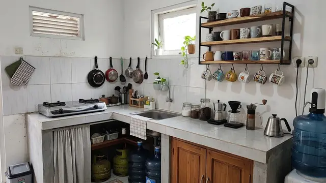 9 Desain Dapur Sederhana untuk yang Suka Ngopi di Rumah, Hangat dan Estetik
