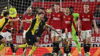 Manchester United dipaksa menyerah 0-4 oleh AFC Bournemouth pada laga pekan ke-16 Premier League 2023/2024 yang berlangsung di Old Trafford, Sabtu (9/12/2023) malam WIB.&nbsp;(AFP/Oli Scarff)