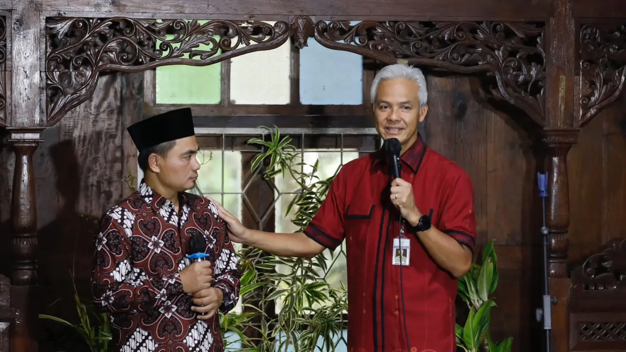 Jack Harun alias Joko Triharmanto, eks napiter Bom Bali I dari jaringan Imam Samudera dan Dul Matin, dihadirkan oleh Ganjar