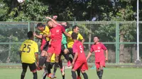 Pertandingan Liga Ayo Bali 2019, beberapa waktu lalu. Babak final Pertamax Liga Ayo Bali 2019 akan berlangsung pada Minggu (26/6/2019).  (FOTO / Ist)