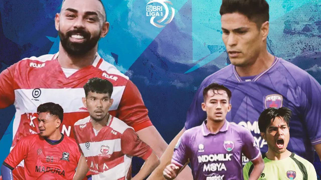 BRI Liga 1 - Duel Antarlini - Madura United Vs Persita Tangerang
