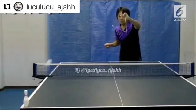 VIDEO: Dewa Pingpong, Bermain dengan Segala Macam Raket