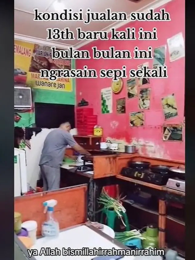 Tak Hanya Pasar Tanah Abang, Pedagang Makanan Juga Curhat Sepi Pengunjung karena Banyak Orang Berhemat