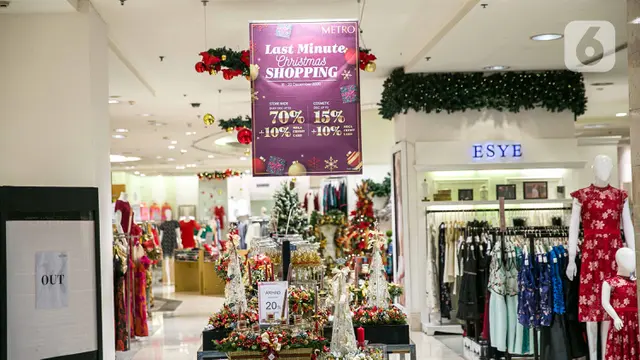 Natal dan Tahun Baru, Sejumlah Mal di Jakarta Pesta Diskon