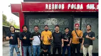 Resmob Polda Sulsel tangkap pelaku pembunuhan (Liputan6.com/Fauzan)