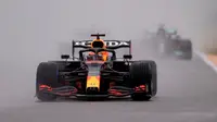 Pembalap tim Red Bull Racing Max Verstappen saat berlaga di F1 Belgia. (ist)