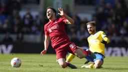 Bermain di Amex Stadium, pasukan Jurgen Klopp langsung tampil menyerang untuk memburu gol cepat. (AP/Kirsty Wigglesworth)