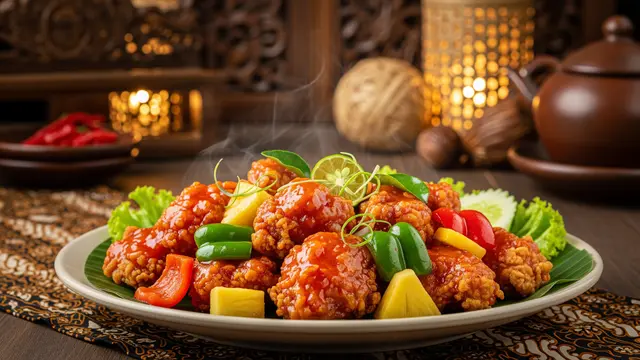 Resep Ayam Goreng Saus Pedas Manis