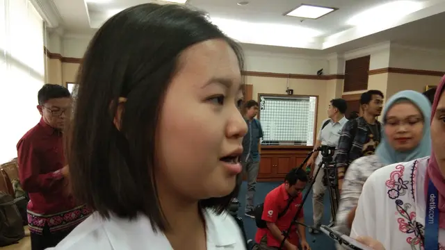 Celestine Wenardy ingin menginspirasi anak muda seumurannya untuk ikut berinovasi (Liputan6.com/Giovani Dio Prasasti)