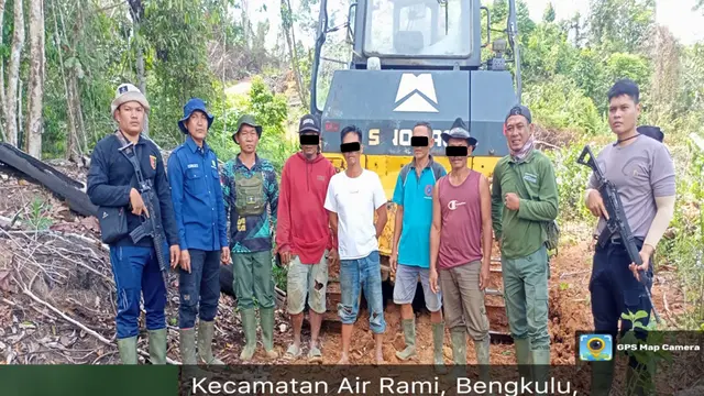 Operasi Merah Putih lanskap seblat ( dok. Kementerian Kehutanan)