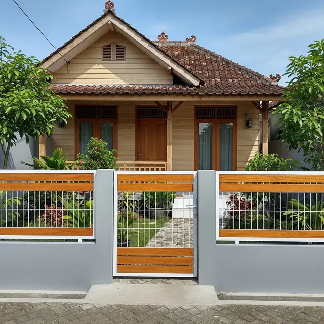 9 Model Pagar BRC untuk Rumah di Kampung, Solusi Kuat dan Estetik
