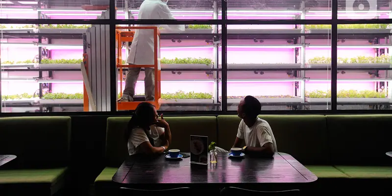 Unik, Kafe di Tangerang Selatan Hadirkan Pertanian Dalam Ruangan
