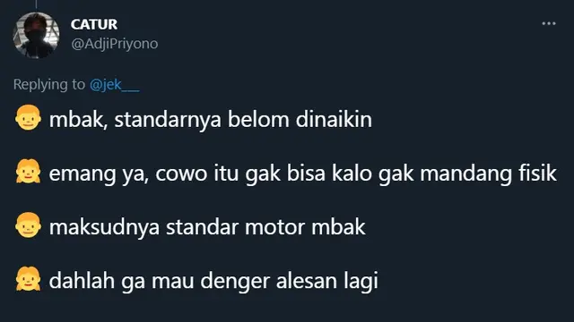 7 Cuitan Kocak Saat Cewek Salah Paham dengan Cowoknya Ini Bikin Tepuk Jidat