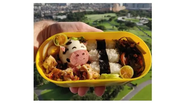 7 Potret Seni Penyajian Bekal Makanan Ini Bikin Sayang untuk Dimakan
