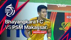 Berita video highlights laga Bhayangkara FC melawan PSM Makassar pada pekan ke-14 BRI Liga 1 2022/2023, Senin (12/12/2022).
