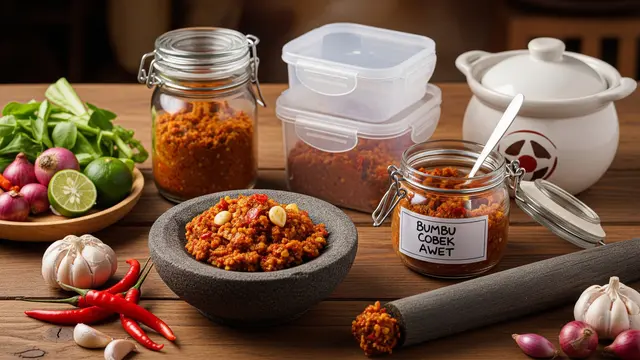 Penyimpanan Bumbu Cobek