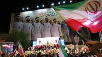 Ribuan warga Tehran melepas Timnas Iran menuju Piala Dunia 2026. (AFP/Atta Kenare)