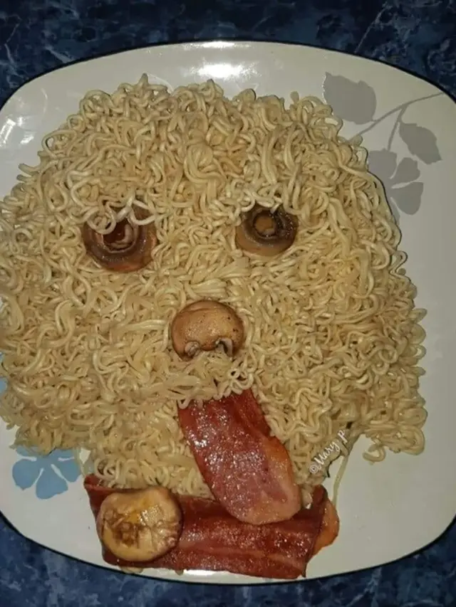 bentuk makanan lucu
