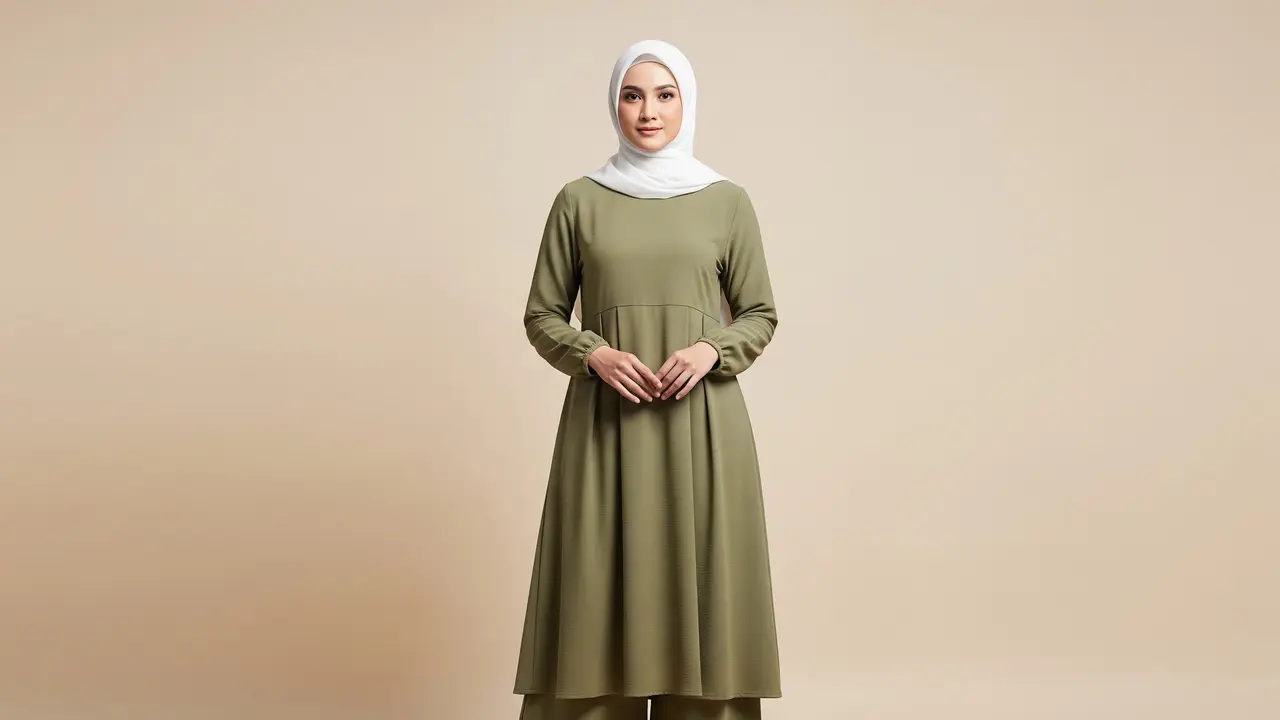 Model Baju Lebaran Earth Tone