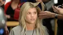 Sofia Richie saat berhias dalam  New York Fashion Week 2016 di New York, AS pada 11 Februari 2016. Sofia Richie saat ini dikabarkan dekat dengan Justin Bieber. (AFP Photo/ Gustavo Caballero)