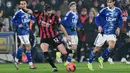 Adrien Rabiot kembali mencatatkan namanya di papan skor setelah berhasil membobol gawang Como melalui sepakan terukur dari luar kotak penalti. (AFP/Stefano Rellandini)