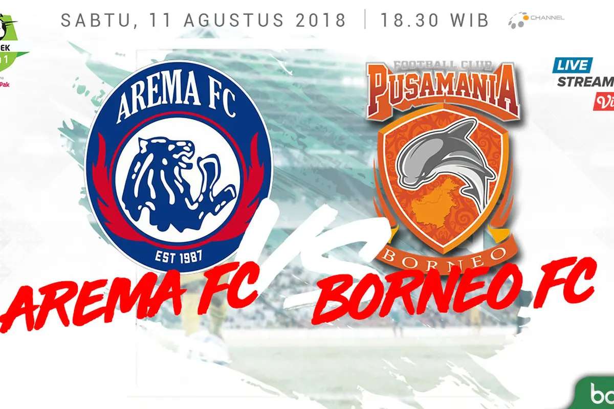 Arema FC Vs Pusamania Borneo FC