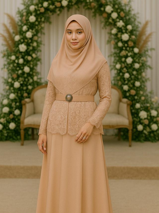 8 Model Baju Bridesmaid Hijab Tren 2025, Gaya Simpel tapi Bikin Semua ...