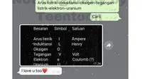 6 Chat Gombalan Anak Fisika ke Gebetan Pakai Rumus Ini Kocak