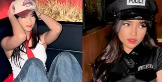 Fuji An sukses mencuri perhatian dalam perayaan Halloween 2024 dengan penampilan yang unik dan penuh gaya. [@fuji_an].