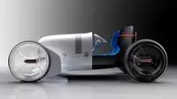 Mercedes-Benz membuat sebuah mobil konsep yang memiliki fitur futuristik dengan desain yang mengingatkan pada model klasik. (Carscoops)