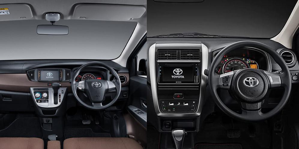 Interior Toyota Calya dan Toyota Agya (TAM)