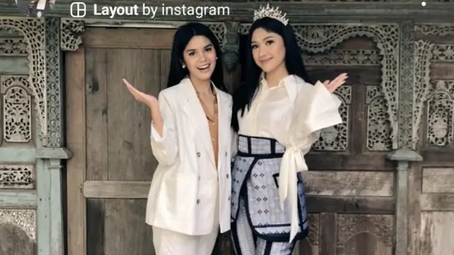 Pesona Erina Gudono Kembali Pakai Mahkota Putri Indonesia Yogyakarta 2022, credit: Instagram @farhannisasm