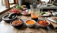 Perbedaan Hasil Sambal yang Diulek, Diblender dan Dicincang, Bisa Beda Rasa