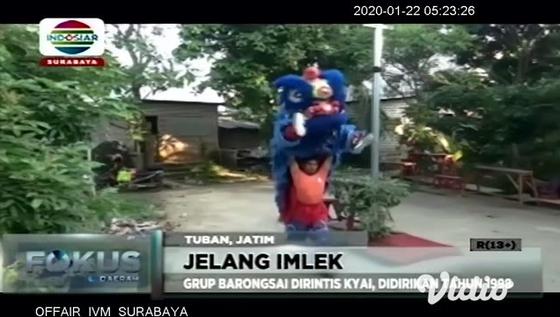 VIDEO: Grup Barongsai di Tuban Kebanjiran Order Tampil di Beberapa Kota