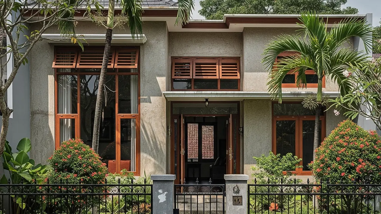 Desain Rumah Klasik Sederhana 1 Lantai Ala 90-an yang Tak Lekang Waktu