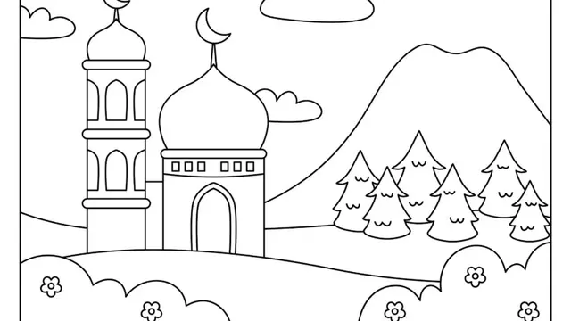 Mewarnai Tema Ramadhan